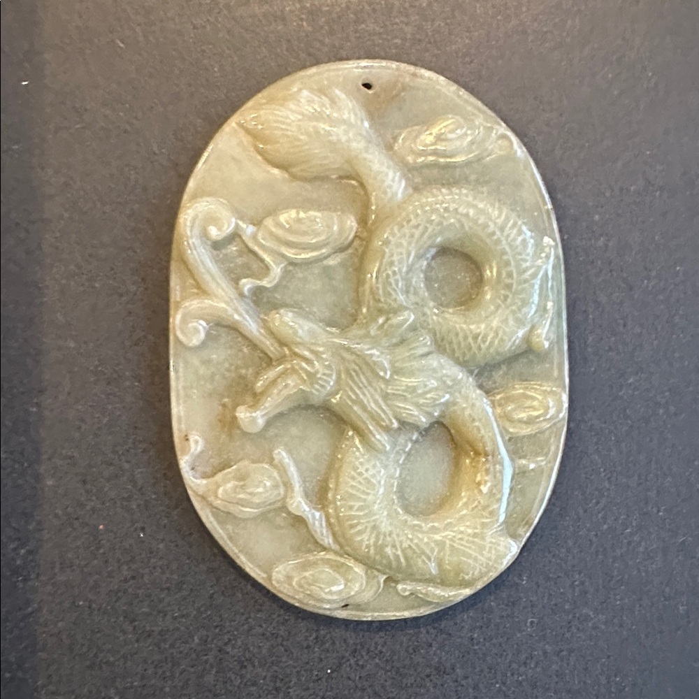 Vintage Jade Plaque